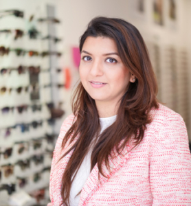 Priyanka Patel, (BSc MCOptom, Prof Cert Glaucoma), our principal optometrist