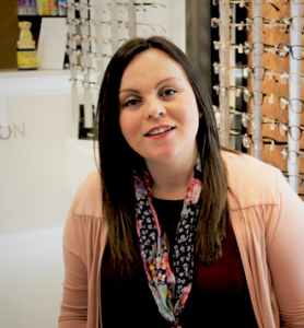 Jemma Malam our optician assistant at Optimum Vision Clinic